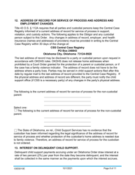 Form 03ES010E Child Support Order - Oklahoma, Page 8