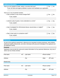 Form 04AF001E Resource Family Application - Oklahoma, Page 3