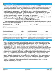 Form 04AF001E Resource Family Application - Oklahoma, Page 5