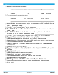 Form 04AF001E Resource Family Application - Oklahoma, Page 6