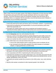 Form 04AF005E Notice to Resource Applicants - Oklahoma