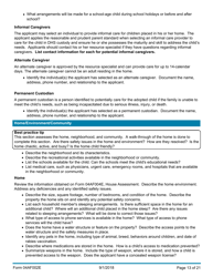 Instructions for Form 04AF003E Resource Family Assessment - Oklahoma, Page 13