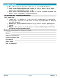 Form 04AF003E Resource Family Assessment - Oklahoma, Page 10