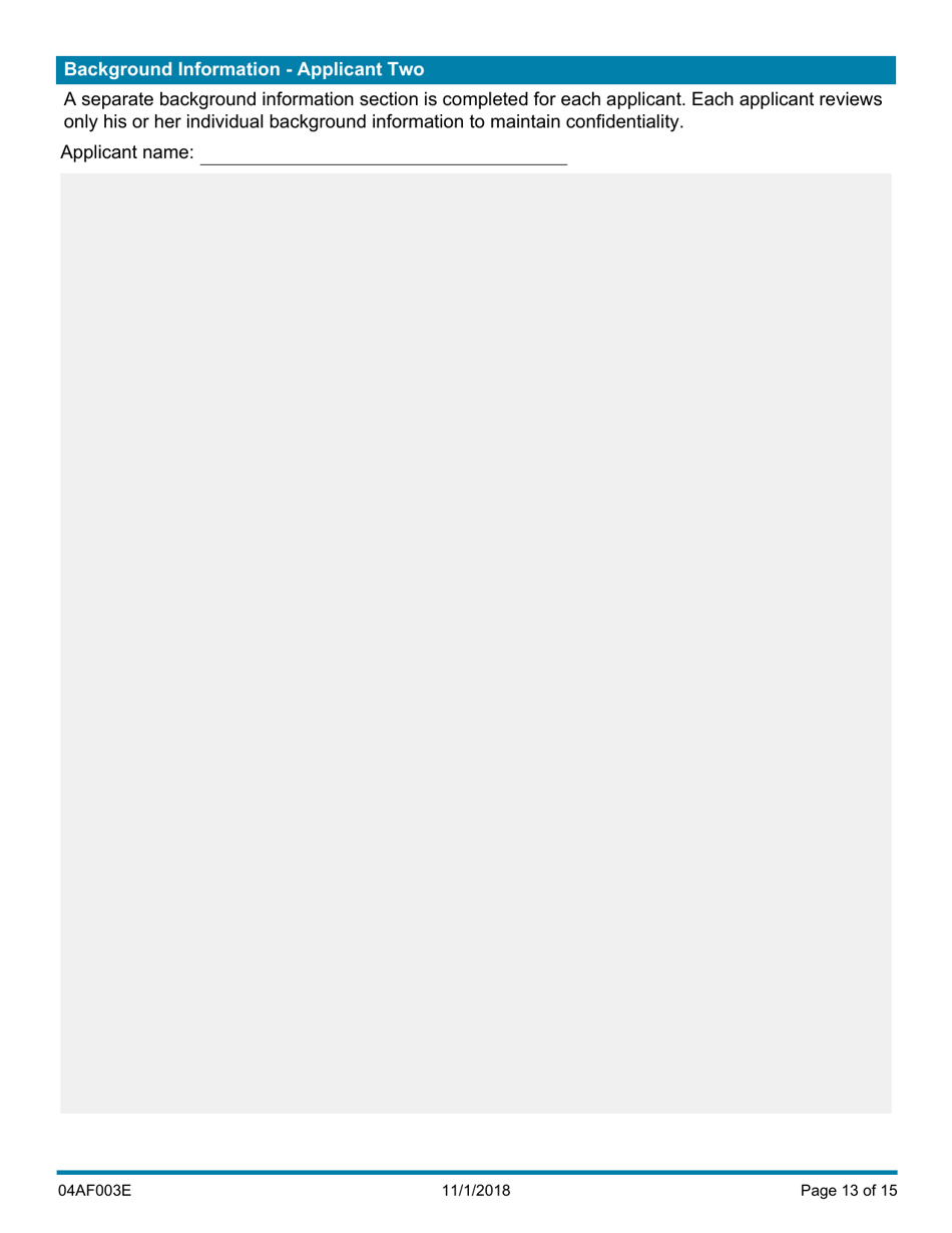 Form 04AF003E Resource Family Assessment - Oklahoma, Page 13