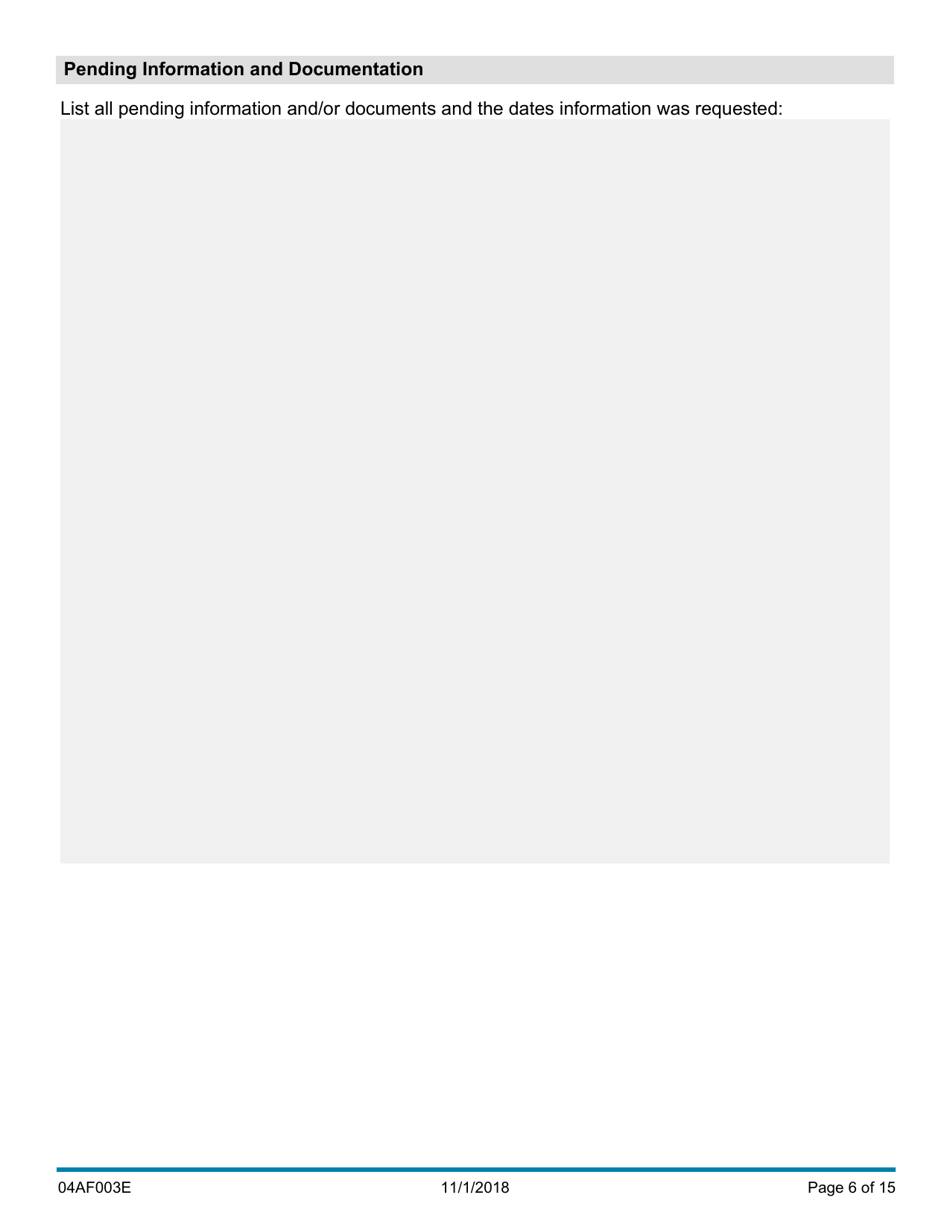 Form 04AF003E Resource Family Assessment - Oklahoma, Page 6