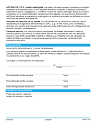 Formulario 04AF021S Verificacion De La Recepcion De Las Normas Dhs - Oklahoma (Spanish), Page 2
