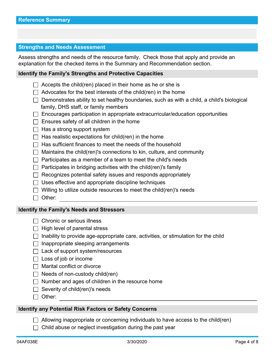 Form 04AF038E Annual Update - Oklahoma, Page 4