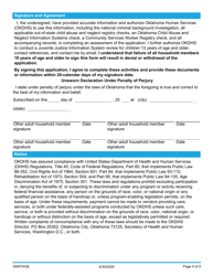 Form 04AF043E Resource Family Application - Other Adults in the Home - Oklahoma, Page 4