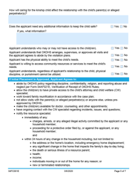 Form 04FC001E Initial Kinship Placement Agreement - Oklahoma (English/Spanish), Page 5