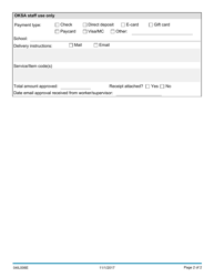 Form 04IL006E Request for Youth Development Funds Oklahoma Successful Adulthood (Oksa) - Oklahoma, Page 2