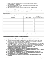 Form 04MP044E State Funded Guardianship Assistance Agreement - Oklahoma, Page 2