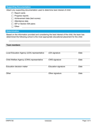 Form 04MP072E The Best Interest Determination - Oklahoma, Page 3