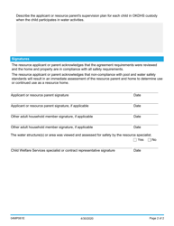 Form 04MP061E Water Safety Checklist - Oklahoma, Page 2