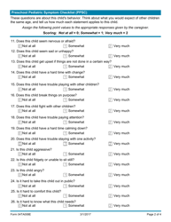 Form 04TA008E Child Behavioral Health Screener (23 Months, 0 Days - 28 Months, 31 Days) - Oklahoma, Page 2