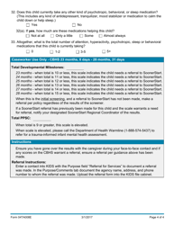 Form 04TA008E Child Behavioral Health Screener (23 Months, 0 Days - 28 Months, 31 Days) - Oklahoma, Page 4