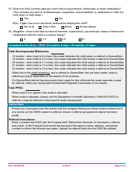 Form 04TA007E Child Behavioral Health Screener (18 Months, 0 Days - 22 Months, 31 Days) - Oklahoma, Page 4