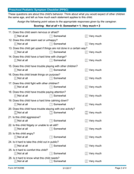 Form 04TA009E Child Behavioral Health Screener (29 Months, 0 Days - 34 Months, 31 Days) - Oklahoma, Page 2