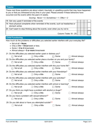 Form 04TA013E Child Behavioral Health Screener Self-report (4 - 17 Years) - Oklahoma, Page 2