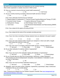 Form 04TA013E Child Behavioral Health Screener Self-report (4 - 17 Years) - Oklahoma, Page 3