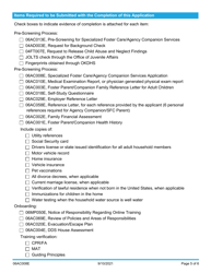 Form 06AC008E (DDS-8) Specialized Foster Care/Agency Companion Services Application - Oklahoma, Page 5