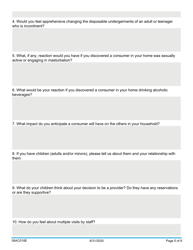 Form 06AC018E (DDS-18) Self-study Questionnaire - Oklahoma, Page 5