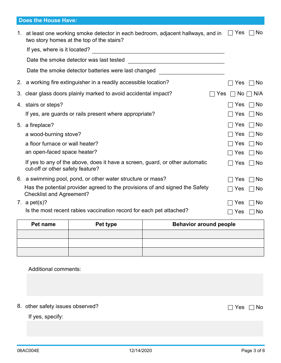 Form 06AC004E Dds House Assessment - Oklahoma, Page 3