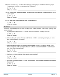 Form 06AC024E Specialized Foster Care (Sfc)/Agency Companion Services (Acs) Annual Review - Oklahoma, Page 6