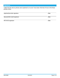 Form 06AC069E &quot;Review of Policies and Areas of Responsibilities&quot; - Oklahoma, Page 2
