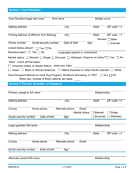 Form 06MP001E (DDS-1) Request for Developmental Disabilities Services - Oklahoma, Page 3