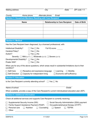 Form 06MP001E (DDS-1) Request for Developmental Disabilities Services - Oklahoma, Page 4