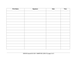 Form 06MP070E (DDS-70) Access to Record and Verification of Monitoring Requirements - Oklahoma, Page 3