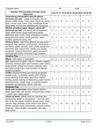 Form 07LC006E (OCC-6) Equipment Inventory for Child Care Programs - Oklahoma, Page 16