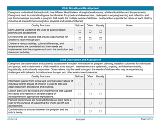 Form 07LC011E Oklahoma Quality Child Care Program Scale: Self-assessment - Oklahoma, Page 3