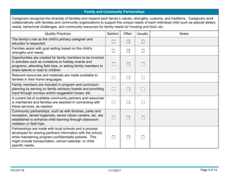 Form 07LC011E Oklahoma Quality Child Care Program Scale: Self-assessment - Oklahoma, Page 4