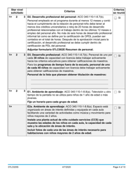 Formulario 07LC025S Solicitud De Certificacion Estrella Centro De Cuidado Infantil - Oklahoma (Spanish), Page 4