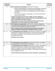 Formulario 07LC025S Solicitud De Certificacion Estrella Centro De Cuidado Infantil - Oklahoma (Spanish), Page 5