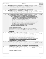 Formulario 07LC027S Solicitud De Certificacion Estrella De Hogar De Cuidado Infantil Familiar - Oklahoma (Spanish), Page 2