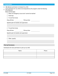 Form 07LC038E (OCC-038) Child Information - Oklahoma, Page 3