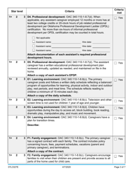 Form 07LC027E (OCC-27) Request for Family Child Care Home Star Certification - Oklahoma, Page 3