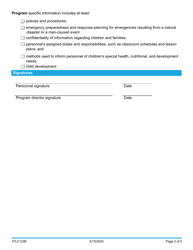 Form 07LC120E Orientation Completion - Oklahoma, Page 2