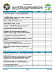 Form 07LC123E Quality Checklist - Oklahoma