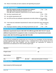 Form 07LC117E Compliance Review for Child Care Programs - Oklahoma, Page 15