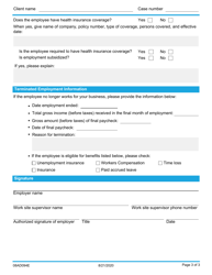Form 08AD094E (ADM-94) Employment Verification - Oklahoma, Page 3