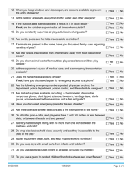 Form 08CC005E In-home Provider Health and Safety Checklist - Oklahoma, Page 2