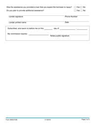 Form 08AD103E Loan Verification - Oklahoma, Page 2