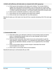 Form 08CC006E In-home Child Care Certification for Special Needs Rate - Oklahoma, Page 3