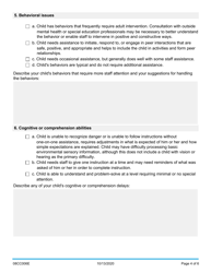 Form 08CC006E In-home Child Care Certification for Special Needs Rate - Oklahoma, Page 4