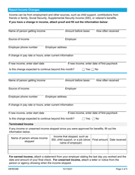 Form 08FB038E Changes in Household Circumstances - Oklahoma, Page 2