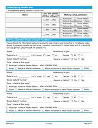 Form 08MA001E (FSS-BR-1-MED) Renew My Medical Benefits - Oklahoma, Page 2