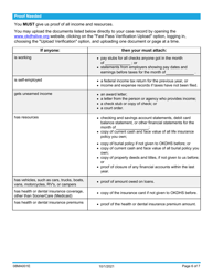 Form 08MA001E (FSS-BR-1-MED) Renew My Medical Benefits - Oklahoma, Page 6